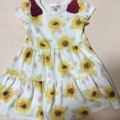 100sizeワンピース女の子5着　any FAM H&Mなどの画像