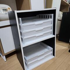 2段ボックス引き出し付き