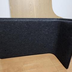 IKEA BEKANTコーナーデスク左、パーテーションの画像