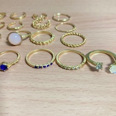 ⭐️ゴールドカラーリング 29個セット 新品未使用 指輪⭐️の画像