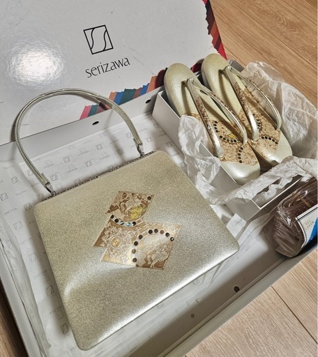 金鷲本舗和装草履・バッグセット (もっちゃん) 小岩の着物