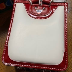 天然皮革ランドセル　赤　新品未使用の画像