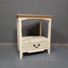 美品　フレンチカントリー　シャビーシック　コンソール　サイドテー...