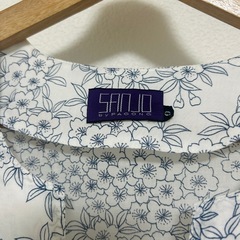【美品】Pagong 桜と鳥柄の カットソー 七分袖の画像
