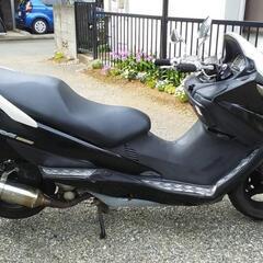 CJ43 スカイウェイブ ビッグスクーター シート張替え済み バッテリー新品 セル一発始動OK 快調 鍵 書類あり 直接取引可 近県配達可5000円～


の画像