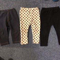 ユニクロのレギンス3点セット　男の子　女の子