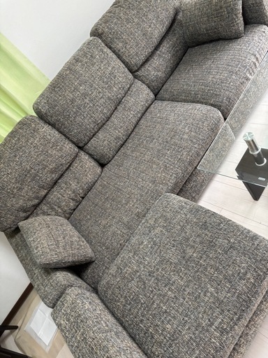 美品　L字　３人掛け　４人掛け　ソファ　組み合わせ型　センターテーブル　セット