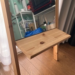 韓国インテリア スタンドミラーの画像