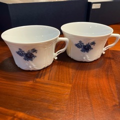 フッチェンロイター　プレート2枚とティーカップ2セットの画像