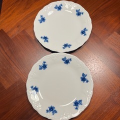 フッチェンロイター　プレート2枚とティーカップ2セットの画像