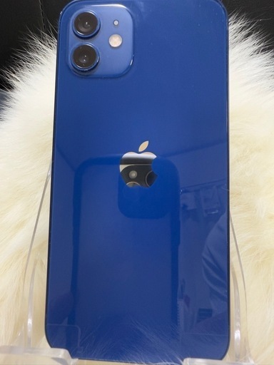iPhone 12 128GBブルー 国内版SIMフリー美品」バッテリー100%