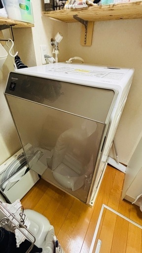 SHARP ES-G111-NL 2019年製 ドラム式洗濯機