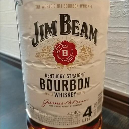 未開封】ウイスキーJIM BEAM 4リットル (よりより) 錦糸町の