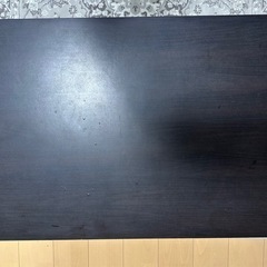 【無料】IKEA LACK テーブル　ブラックブラウンの画像