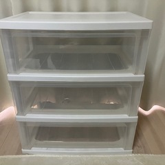 【5/30まで】アイリスオーヤマ プラスチック3段チェスト