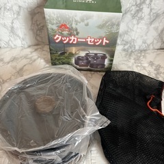 軽量アルミ製クッカーセット アウトドア鍋 フライパン ケトル 登...