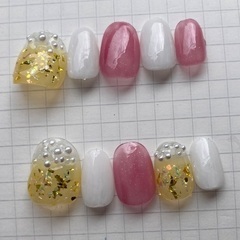 ハンドメイド　ネイルチップ