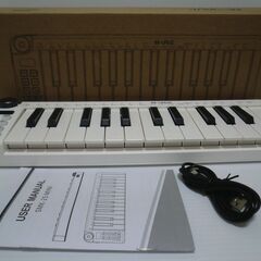 M-VAVE 充電式25キー USB MIDI コントローラー ...
