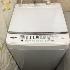 【ハイセンス5.5キロ洗濯機2019年購入】