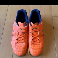 アシックス　asics フットサルシューズ　室内　オレンジ　22.0の画像