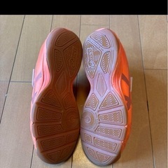 アシックス　asics フットサルシューズ　室内　オレンジ　22.0の画像