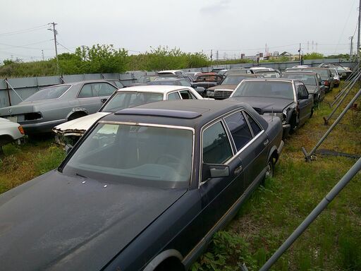 Mベンツ126シリーズリサイクル業界NO1を目指し世界市場へ公認取得ボデ-販売ー輸出可