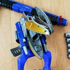 獣電戦隊キョウリュウジャー　ザンダーサンダー　&　ガブリチェンジャー　獣電池付きの画像