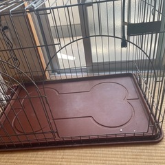 ペットゲージと電気ホット
