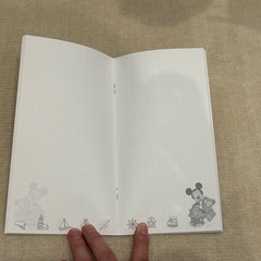 ダッフィーとミッキーのメモ帳の画像