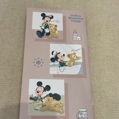 ダッフィーとミッキーのメモ帳の画像