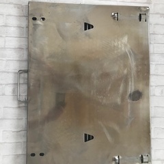 BBQステンレスグリル　逸品　肉厚ステンレス製　折りたたみバッグ式の画像