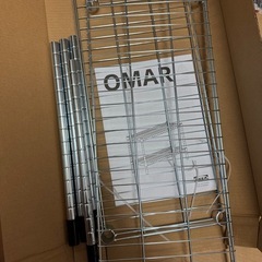 IKEA OMAR オマルシェルフユニット 収納ラック 60x2...