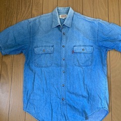 デニムシャツ　カラーシャツ　2枚セットの画像