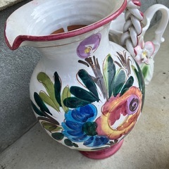 花瓶、陶器の鉢　３点の画像