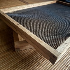 アクロ４５用　メッシュ付　木枠セット（ラワン）　爬虫類　飼育　ケージ　フタの画像