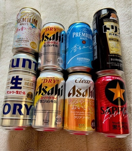ビールお酒などロング缶8缶セット (アココ) 津島のビールの中古