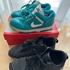 2足まとめてSupreme×NIKEコラボスニーカー　エアフォース2 