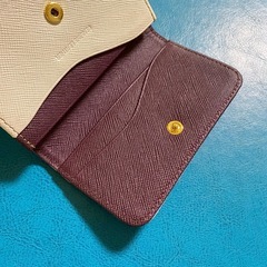 Paul Smith ポールスミス レザー 名刺入れ カードケース ホワイト 白の画像