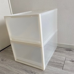無印良品　収納ボックス　2つの画像
