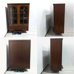  karimoku カリモク/コロニアル/サイドボード/キャビネット/リビングボード/収納棚/飾り棚/書棚 引き出し2杯/C0EQ0113の画像