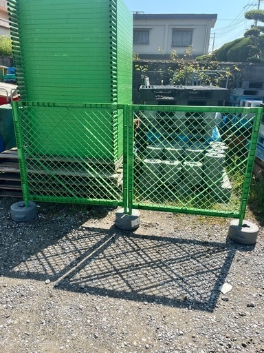 値下げしました！プラスチックフェンス ウエイトベース　工事 イベントの区画用