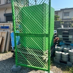 値下げしました！プラスチックフェンス ウエイトベース　工事 イベントの区画用　の画像