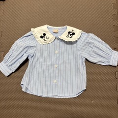 petit main プティマイン　ディズニー長袖シャツ80