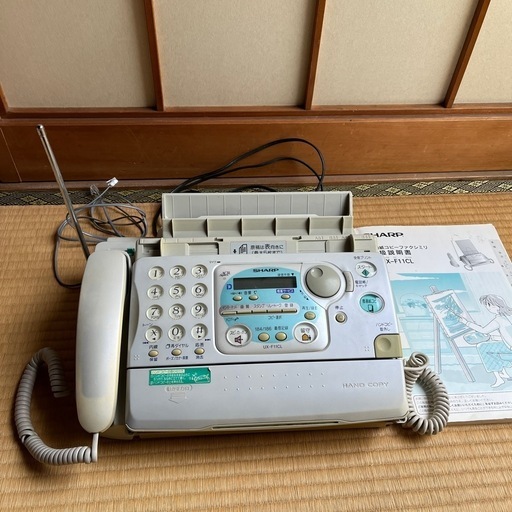 電話器普通紙コピーファクシミリ電話器しか使えません (ウェイク