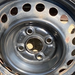 ホンダFIT純正鉄ホイール夏タイヤ4本セット（値引不可）の画像