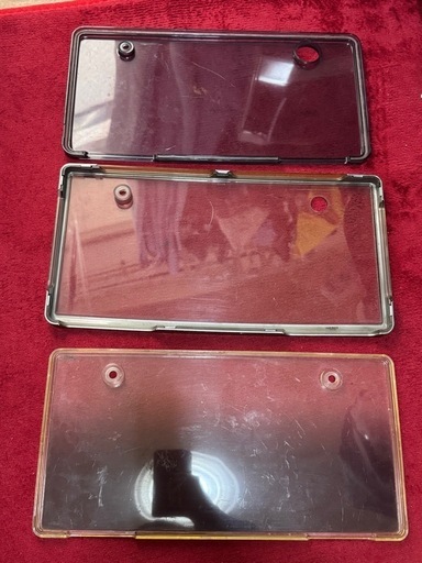 希少当時物 クリアナンバーカバー コレクシ ョンマニア鑑賞イベント用