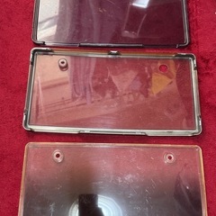 希少当時物　クリアナンバーカバー　2個コレクシ ョンマニア鑑賞イベント用の画像