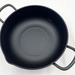 【R361】新品・未使用/IHクッキングヒーター用/天ぷら鍋/両手鍋/IH用/直径23㎝/天ぷら/鍋/保管品の画像