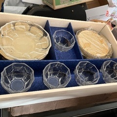 そうめんセット。未使用品ですが汚れなどあります。