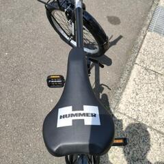 HUMMER(ハマー) FDB206TANK-G 20インチ 折りたたみ自転車 6段変速/フロントキャリア/前後Vブレーキ 新中古の画像
